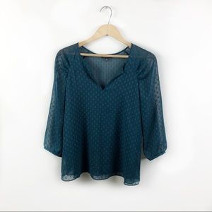 Closet clear out!! Babaton Augustus Green Blouse
